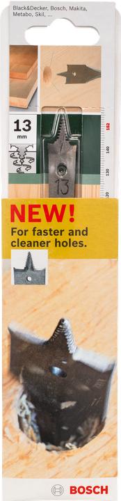 Actual product image Bosch Zubehör Self Cut flat milling drill, hexagon D= 13.0 mm L= 152 mm (13 mm)