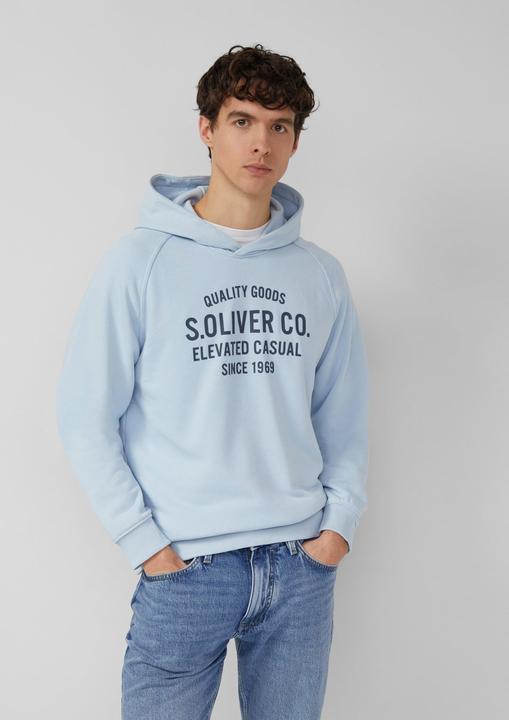 Produktbild s.Oliver Sweatshirt Sweatshirt aus Baumwollmix mit Frontprint (M)