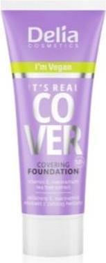 Actual product image Delia Cosmetics Its Real Cover Foundation 30 Ml