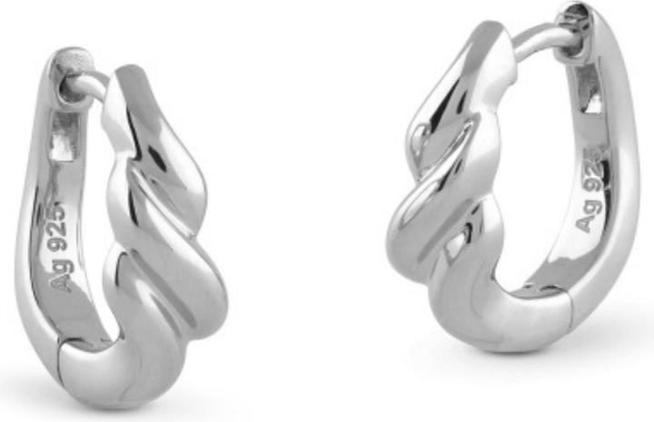 Produktbild Guess 15MM FLUID TORCHON HUGGIES Ohrringe (Sterling Silber)