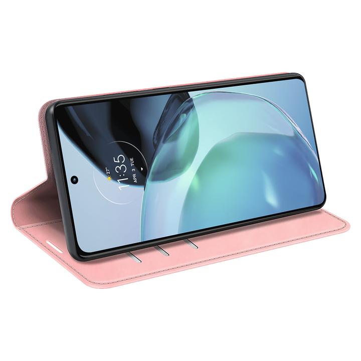 Produktbild Cazy Book Case Kompatibel mit Motorola Moto G72 - Hülle klappbar Magnetisch Kunstleder - (Motorola Moto G72)