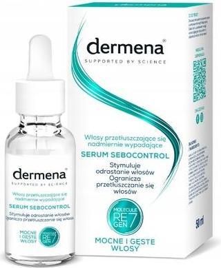 Actual product image Dermena Supported By Science Sebocontrol Serum For Oily And Excessively Shedding Hair 50 Ml (50 ml)