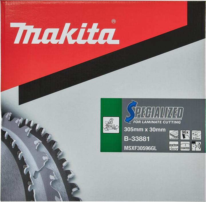Productafbeelding Makita SPECIALIZED Zaagblad 305x30x96Z
