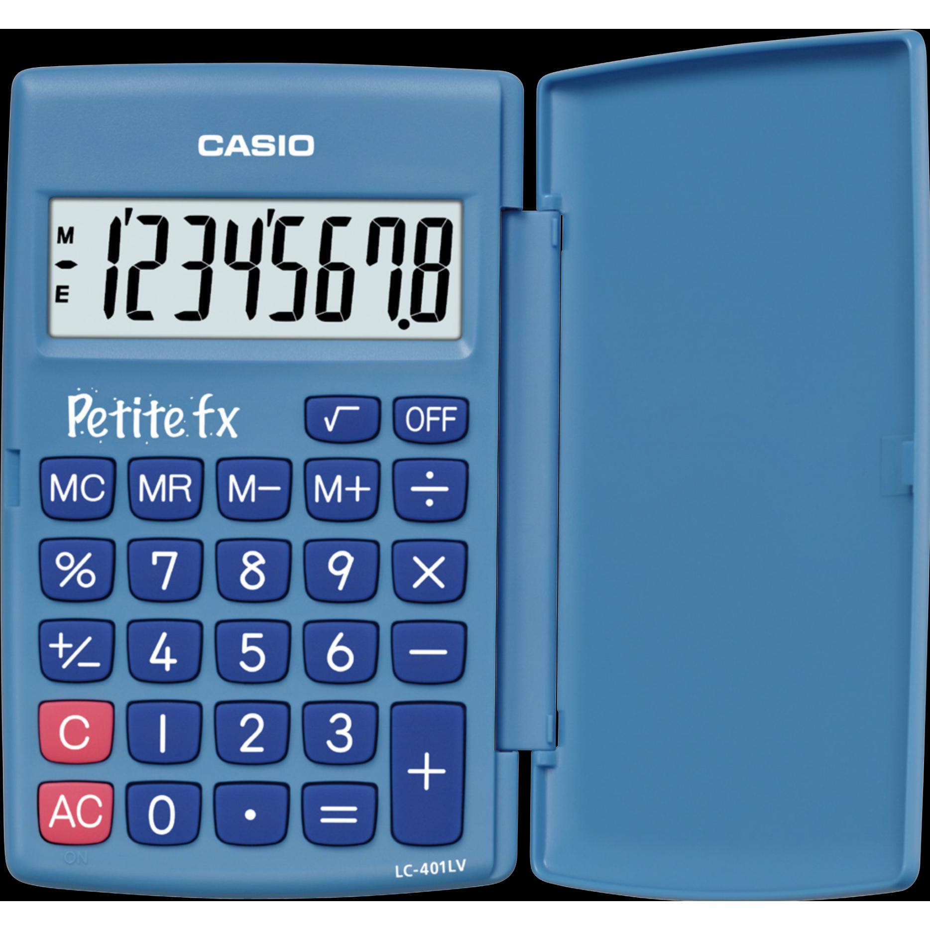 Casio, Taschenrechner, Petite fx LC-401LV (Batterien)