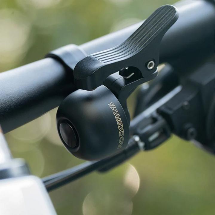 Produktbild Rockbros 34210007002 Fahrradklingel für die rechte Lenkerseite - Schwarz