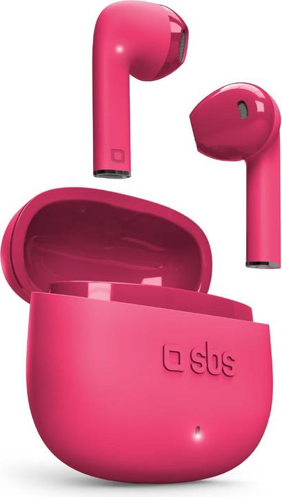 Produktbild SBS One Color True Wireless Stereo (TWS) In-Ear Musik und Bluetooth Anrufe Pink (3 h, Kabellos)