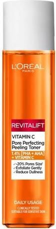 L'Oréal Paris L'Oreal Paris Revitalift Vitamin C Brightening Skin Toner Pore Perfecting Peeling Toner - 180 Ml (180 ml)