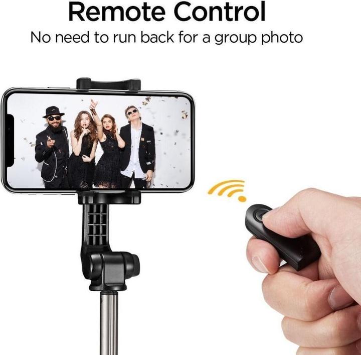 Actual product image Spigen selfie stick tripod S540W black