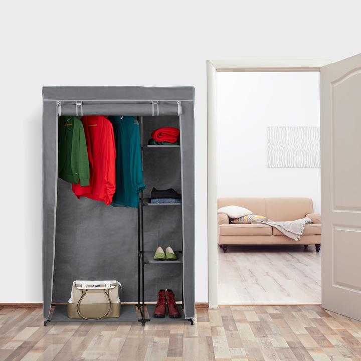 Immagine prodotto Relaxdays Armadio in tessuto (105,5 x 45 x 161 cm)