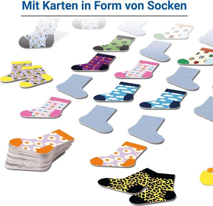 Actual product image Ravensburger 24702 memory® Happy Socks. The classic game in co-operation with Happy (English, French, German, Italian, Spanish, 2 - 8 Players)