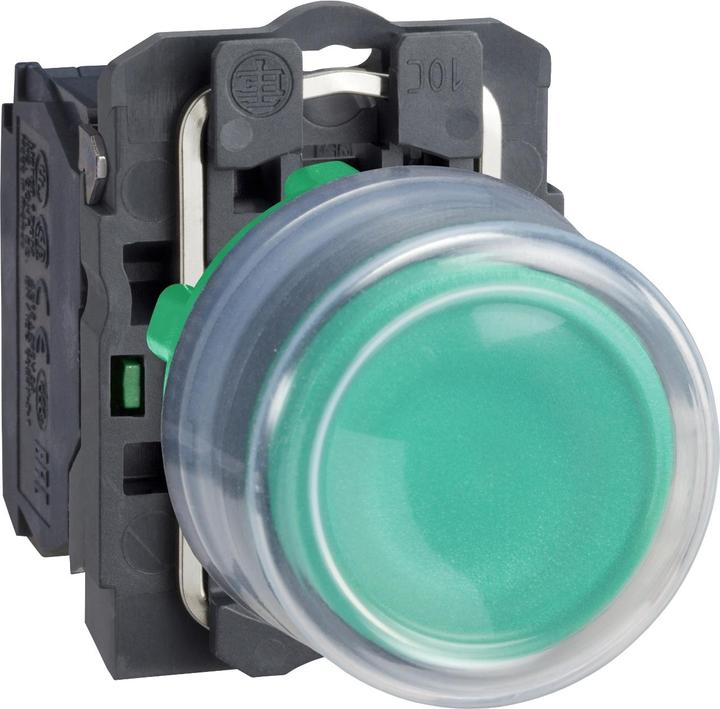 Actual product image Schneider Electric Pushbutton, +silicone cap, green, 1S, XB5AP31