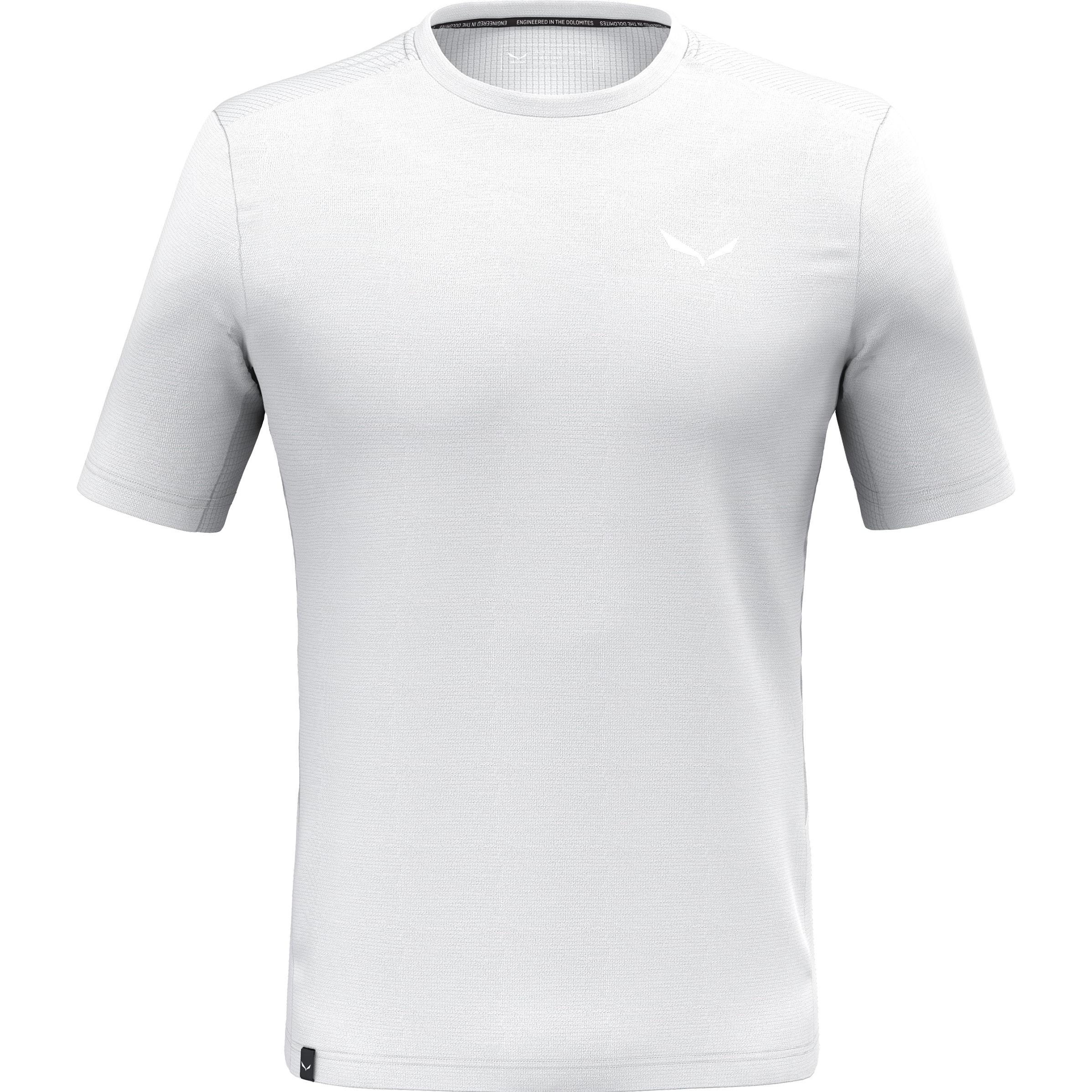 Salewa, Herren, Funktionsshirt, Puez Hybrid Dry'Ton T-Shirt (48), Weiss, 48