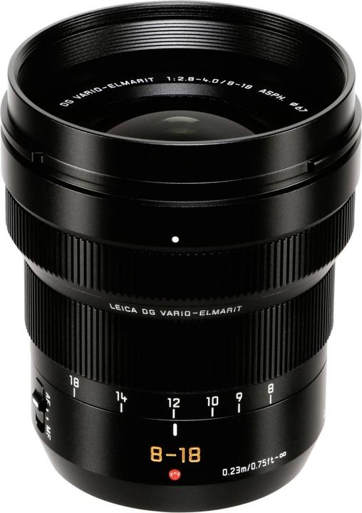 Productafbeelding Panasonic 8-18mm f/2.8-4.0 ASPH. (Micro Vier Derde, Micro Vier Derde)