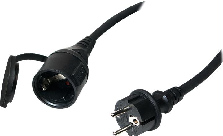 Produktbild LogiLink Strom-Verlängerungskabel (5 m, CEE 7/7)