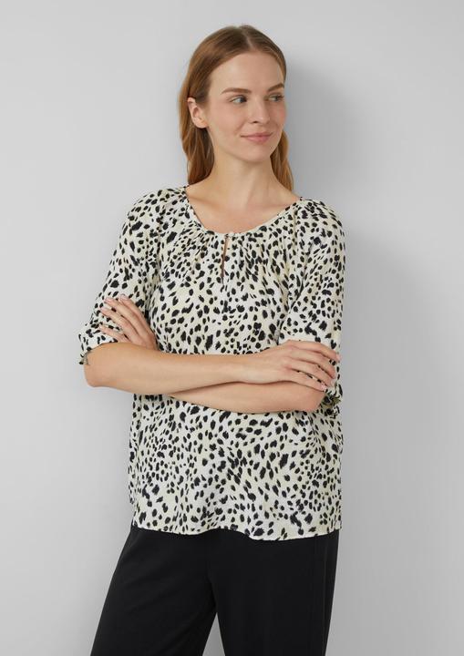 Immagine prodotto s.Oliver Bluse Strukturierte Bluse aus Viskosemix mit Raffung (36)