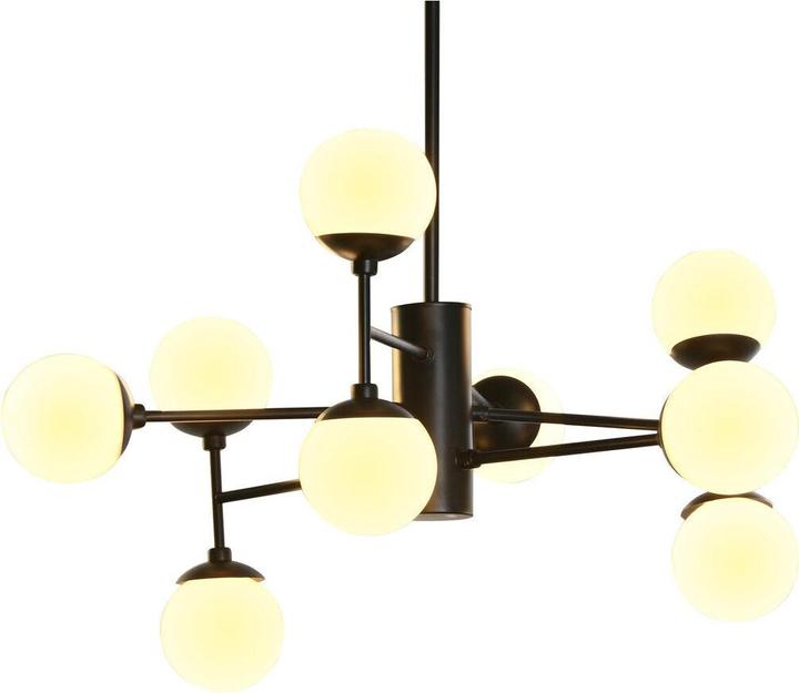 Immagine prodotto DKD Home Decor Lampada da soffitto Crystal Black (76,2 x 76,2 x 40,64 cm)