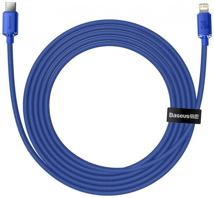 Produktbild Baseus Crystal Shine Series Fast Charging Data Cable Type-C to iP 20W 2m Blue (2 m, USB 2.0, 20 W)