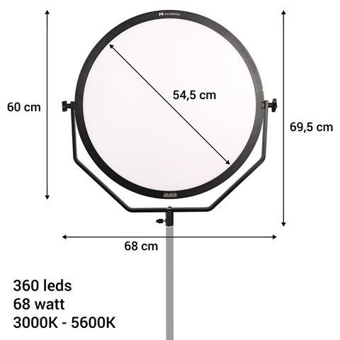 Produktbild Falcon Eyes Bi-Color LED Lampe Sophiez SO-68TD auf 230V