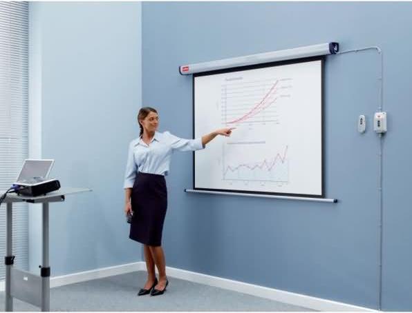 Produktbild Nobo Electric Wall Projection Screen 2400x1800mm (118.11", 4:3)