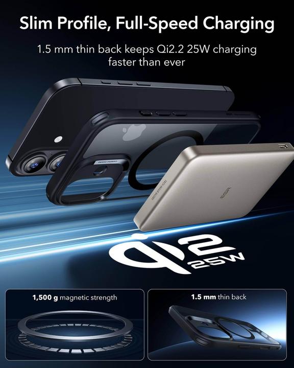 Produktbild ESR Classic Hybrid Magnetic Case (Camera Control) (Apple iPhone 17)