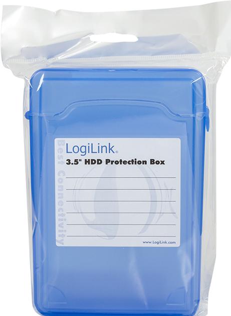 Immagine prodotto LogiLink Scatola HDD per dischi rigidi da 3,5", blu