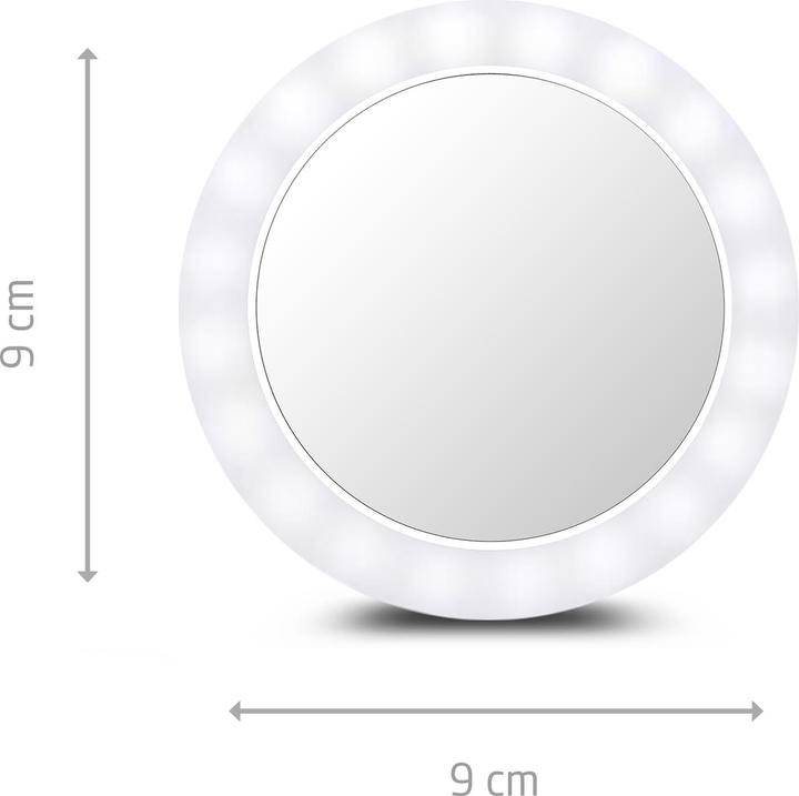 Immagine prodotto Medisana CM-20E Specchio per selfie - Specchio cosmetico di ECOMED (Ø 9 x 3 cm)