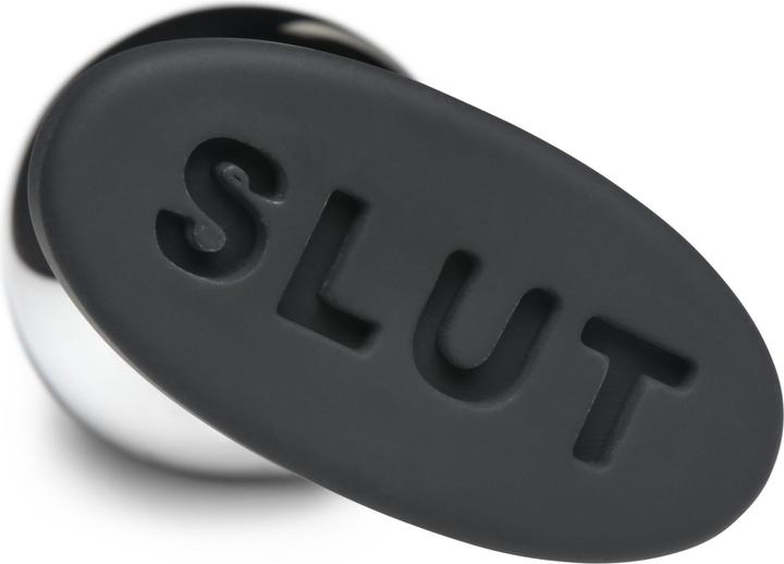 Produktbild Master Series XR Brands Butt Slut Metall & Silikon Butt Plug Silber