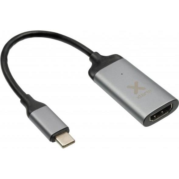 Xtorm XWH01, USB Typ-C, HDMI, Männlich, Weiblich, Gerade, Gerade (USB-C), Dockingstation + USB Hub, Grau