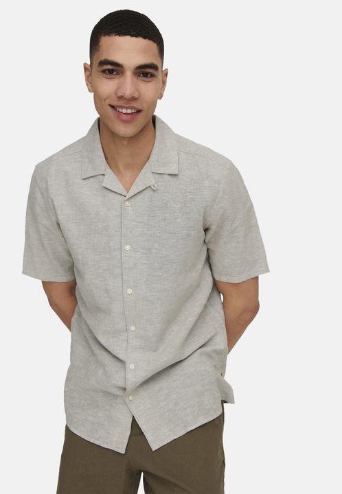 Immagine prodotto Only & Sons Camicia a maniche corte a tinta unita (S)