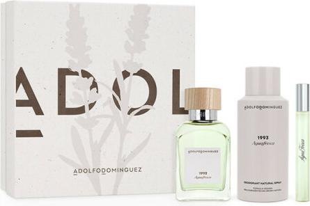 Produktbild Adolfo Dominguez AD Agua Fresca Eau De Toilette Spray 120ml Set 3 Artikel (Eau de Toilette, 120 ml)