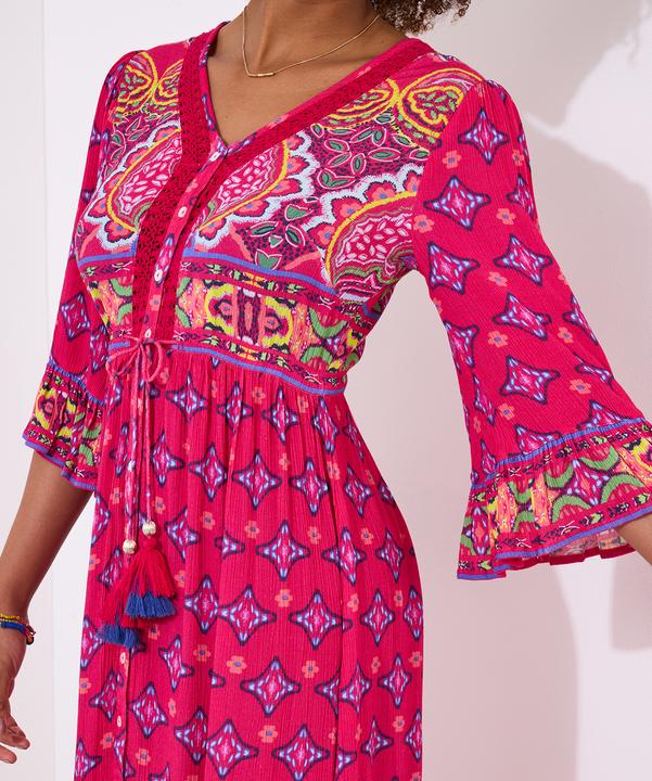 Immagine prodotto Joe Browns PETITE Border Print Button Maxi (38)