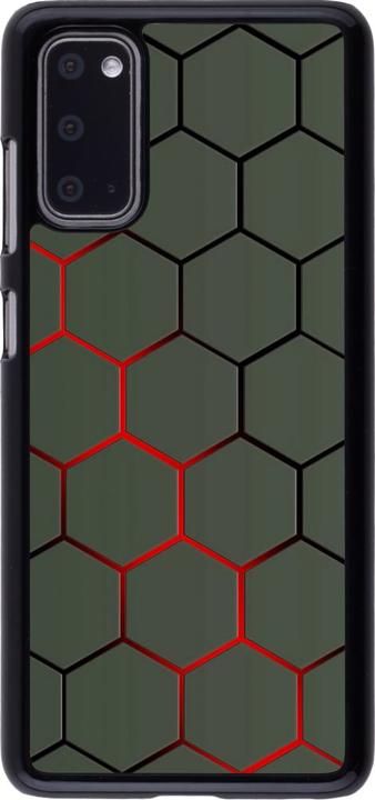 Actual product image PhoneLook Cover Geometric Line red (Samsung Galaxy S20)