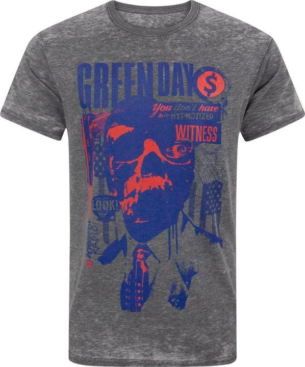 Actual product image Green Day Mens Revolution Radio Burn Out T-Shirt (XXL)