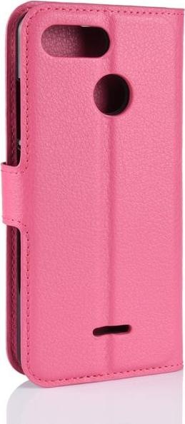 Actual product image MU Classic Litchi Leather Bookcover Series (Xiaomi Redmi 6)