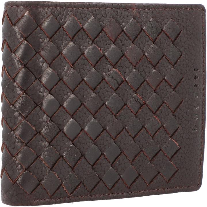 Actual product image Bugatti Woven wallet leather 12 cm