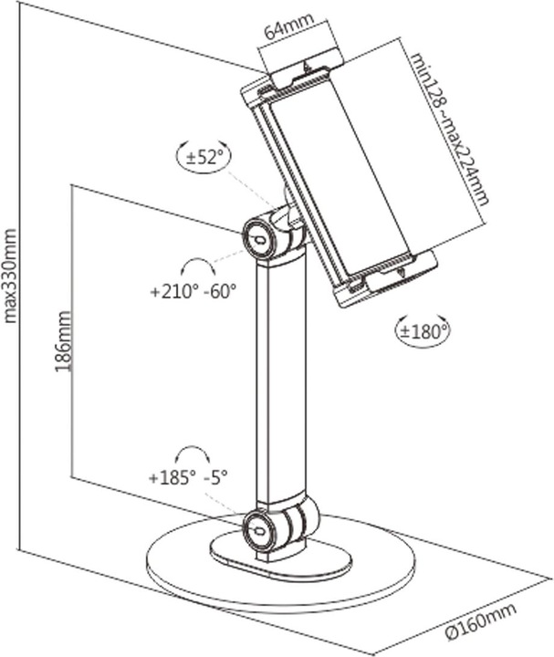 Produktbild Value Universal-Tablet-Tischständer