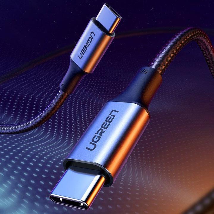 Actual product image Ugreen Type C to Type C Cable US316, 100W, 1m (black) (1 m, USB 2.0, 100 W)