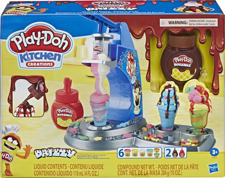 Actual product image Play-Doh Drizzy ice cream machine with toppings