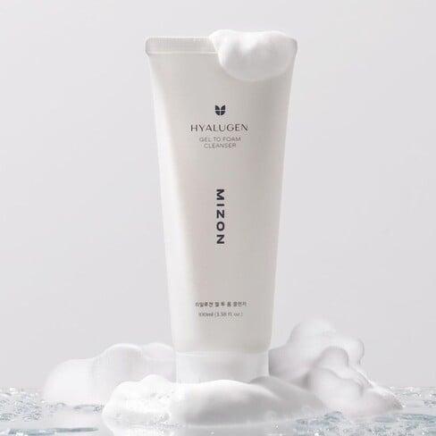 Immagine prodotto Mizon Hyalugen Gel To Foam Cleanser (Schiuma detergente)