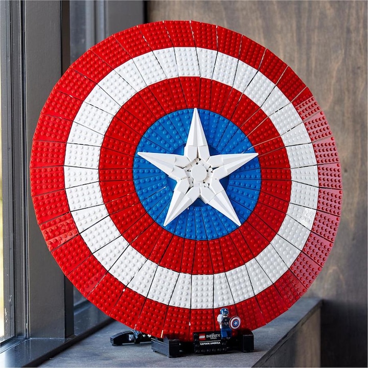 Produktbild LEGO Captain Americas Schild (76262, LEGO Marvel)