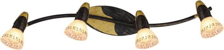 Produktbild Globo Strahler NOVARA, gold patiniert, 5449-4 (E14)