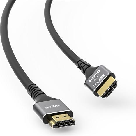 S-Link Kábel - SLX-HD4K40 (HDMI1.4 kábel, 4K/30Hz, apa/apa, aranyozott, 40m) (40 m), Cavo video