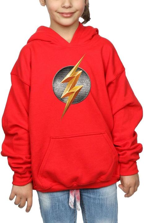 Image du produit - Sweat à capuche JUSTICE LEAGUE MOVIE FLASH EMBLEM - Fille (140, 146)