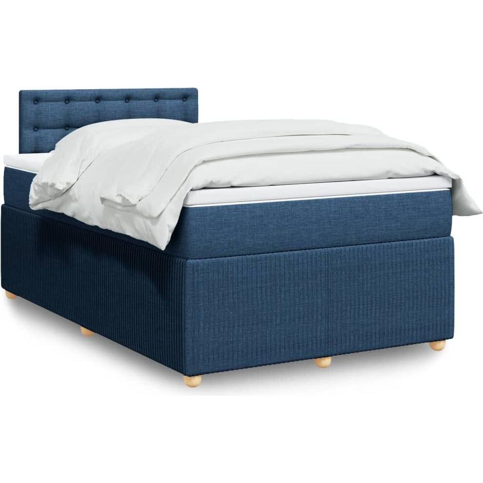 VidaXL, Bett, Bo x springbett mit Matratze 120 x 190 cm Stoff (120 x 190 cm)