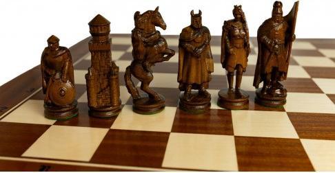 Image du produit Holzecke Jeu d'échecs de luxe en bois "Chevalier
