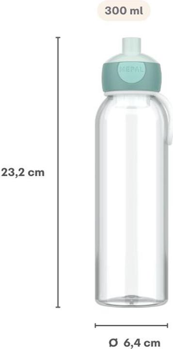 Image du produit Mepal Wasserflasche Pop-Up Campus 500 Ml - Cool Pink (0.50 l)