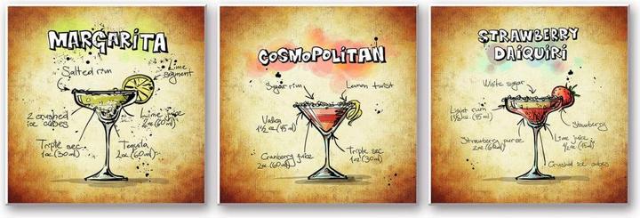 Produktbild Trenddeko Cocktails Set 01 (3-teilig) (70 x 70 cm)