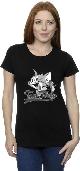 Immagine prodotto Tom & Jerry Greyscale Square Maglietta Donna (XL)