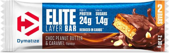 Actual product image Dymatize Elite Layer Bar (18 x 60g) (Chocolate, Peanut Butter, Caramel, 18 pcs., 1080 g)