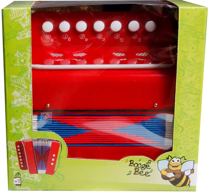 Actual product image Boogie Bee accordion 7 keys (German, French, English, Italian)